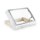 Glasrahmen GD ohne Anbauteile weiß für Midi Heki Style 700x500