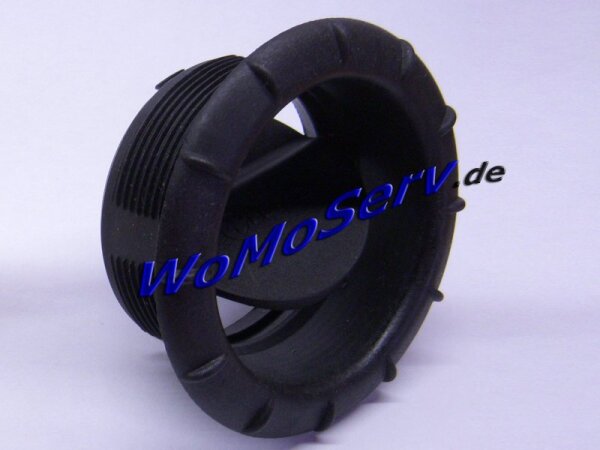 Endstück EN mit Klappe - schwarz RAL9005 - Ø65 #40171-05; 9954867