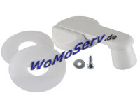 Kurbel mit Montageteil grau für Heki 1